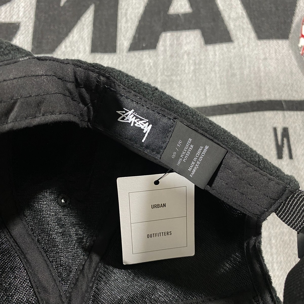 スケートボード stussy logo 5panel cap black スケートボード stussy logo 5panel cap black スケートボード