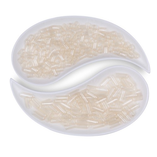 1000 Cápsula Transparente Vacía Vegetales Talla 00-4 Kosher para Relleno de Tapas - Imagen 9 de 11