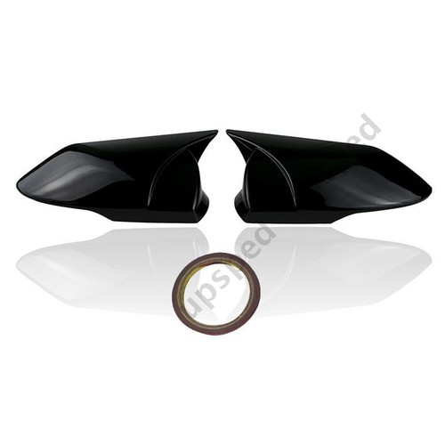 Glossy Black Side Rearview Mirror Cap Cover Trim For Hyundai Elantra 2021-2023 - Picture 5 of 9