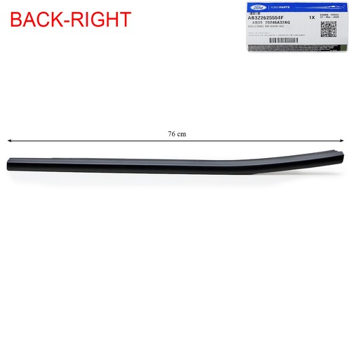 For Ford Ranger 4Dr 2012 20 Rear Rh Inner Door Weatherstrip Rubber Seal Belt - Picture 2 of 8