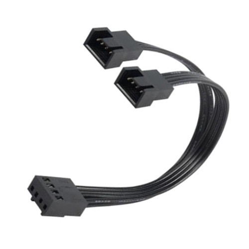 4Pin PWM Splitter Cable for Double Fan to Motherboard Enhances Airflows - Zdjęcie 6 z 8