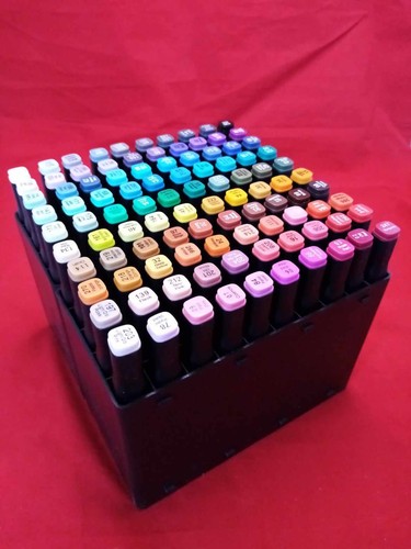 DecoTime Metallic Watercolour Paints Water Brush or 18 Coloured Pencil Markers - Picture 181 of 267