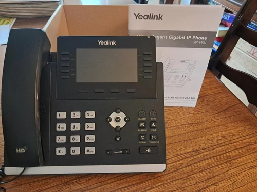 Yealink SIP-T46U sip telephone.