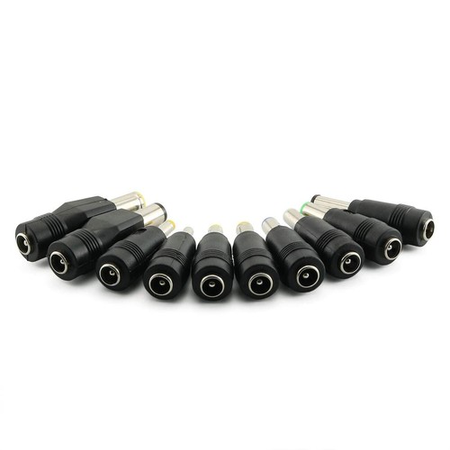 10 Pcs Laptop DC Power Adapter Kits 5.5mm x 2.1mm Male Plug Converter Tips - Picture 5 of 5