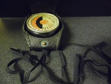 VINTAGE DeJUR EXPOSURE METER MODEL 50 LIGHT METER w/CASE
