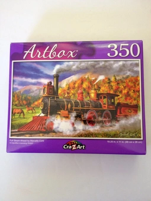 Rompecabezas FULL STEAM ADVANCE Artbox 350 PEQUEÑO ROMPECABEZAS LEER Foto 3 de 4