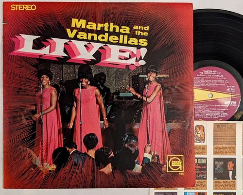 Martha & The Vandellas LIVE northern soul ED1 LP stereo HEATWAVE Jimmy Mack 1967 - Picture 1 of 7