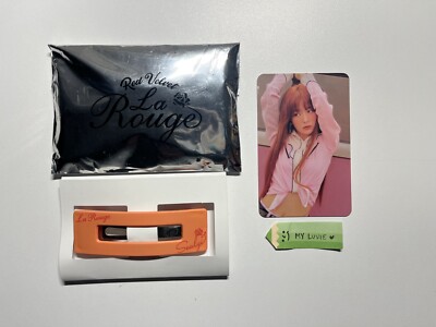 Red Velvet Seulgi Photocard La Rouge Hairpin Photocard Set Rare
