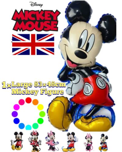 UK Disney Mickey Minnie Mouse Birthday Party Balloons Children Baby Shower Kids - Picture 18 of 19