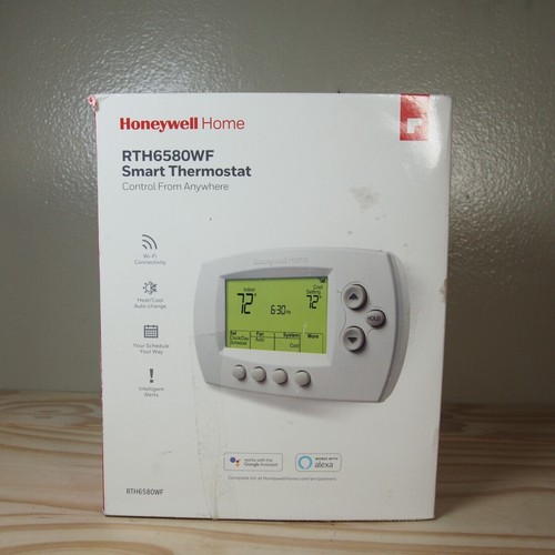 Honeywell Wi-Fi 7-Day Programmable Thermostat (RTH6580WF) In Box Tested Works - Picture 2 of 4