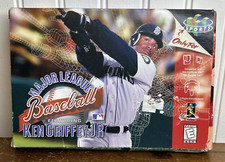 Major League Baseball Featuring Ken Griffey Jr. (Nintendo 64, 1998) CIB Open Box