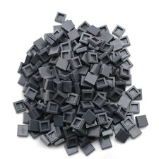 Tile 1x1 Dark Bluish Gray Smooth Flat X100 - ...