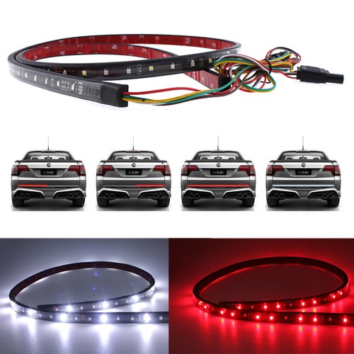 Red White LED  Rear Trunk Strip Tailgate Lights Bar For Toyota Tacoma 4Runner - Picture 1 of 8
