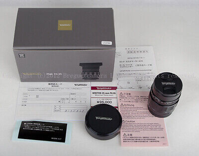 New Voigtlander Nokton 25mm f/0.95 Lens Type I for M43 M4/3