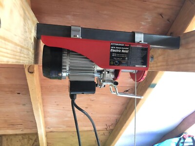 440 lb Electric Hoist Overhead Power Lift 120V Crane Lift With Remote Control