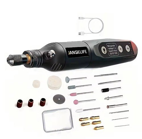 Kit Mini Trapano Dremel 24/115pcs Senza fili USB C Penna per incisione Wireless - Imagen 13 de 14