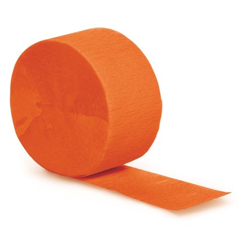 Orange Crepe Streamer - 1/pk - 81 ft/pk #6315 - Picture 1 of 1