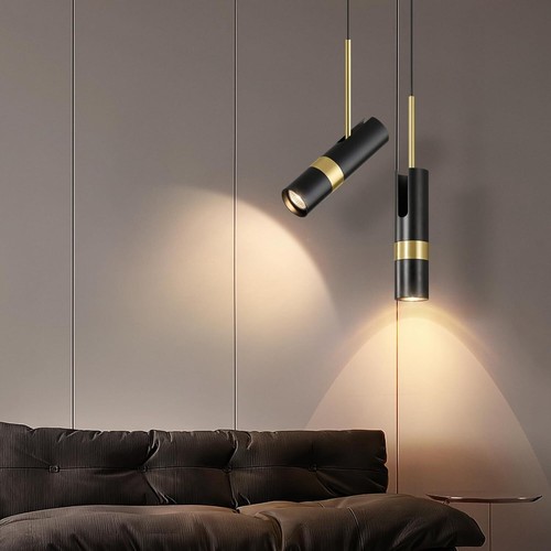 Black Pendant Lights Kitchen Island, Pendant Light Fixtures Adjustable Angle Mod - Picture 4 of 7