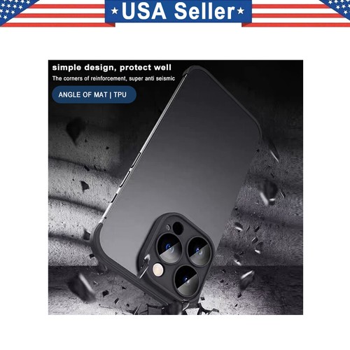 Neuf étui de protection bord en TPU souple pour iPhone 15 14 13 12 11 Pro Max X - Photo 343 sur 458
