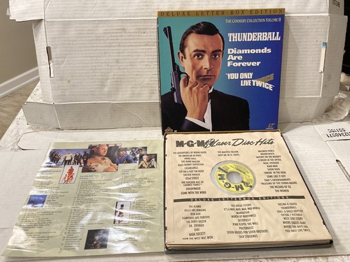Sealed James Bond Connery Collection Vol II Deluxe Box Set LaserDisc 4 Discs - Picture 1 of 8