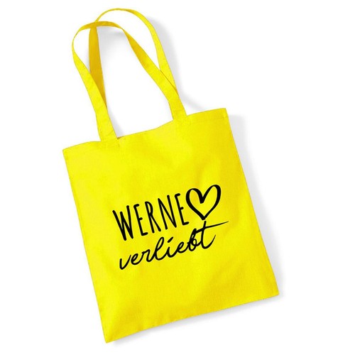Jutebeutel Werne verliebt Tasche Baumwolle Geschenkidee Souvenir Präsent Wichtel - Picture 25 of 36