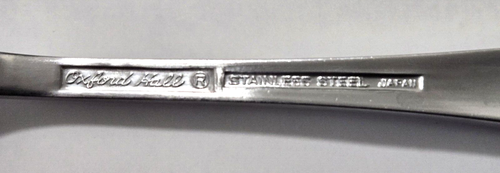 8 Teaspoons Oxford Hall SAGAMORE Japan Stainless Flatware Satin - Picture 11 of 13