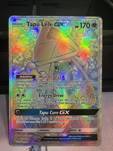 Pokémon TCG Tapu Lele GX Guardians Rising 155/145 Holo Secret selten
