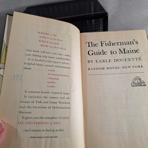 The Fisherman's Guide to Maine, by Earle Doucette 1st Hardcover 1951 Signed - Imagen 12 de 17