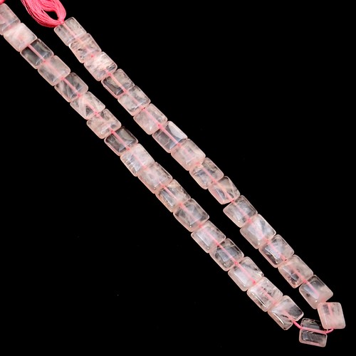 100% pietre preziose quarzo rosa naturale lotto all'ingrosso perline spiaggia pulcino 13 pollici - Foto 14 di 27