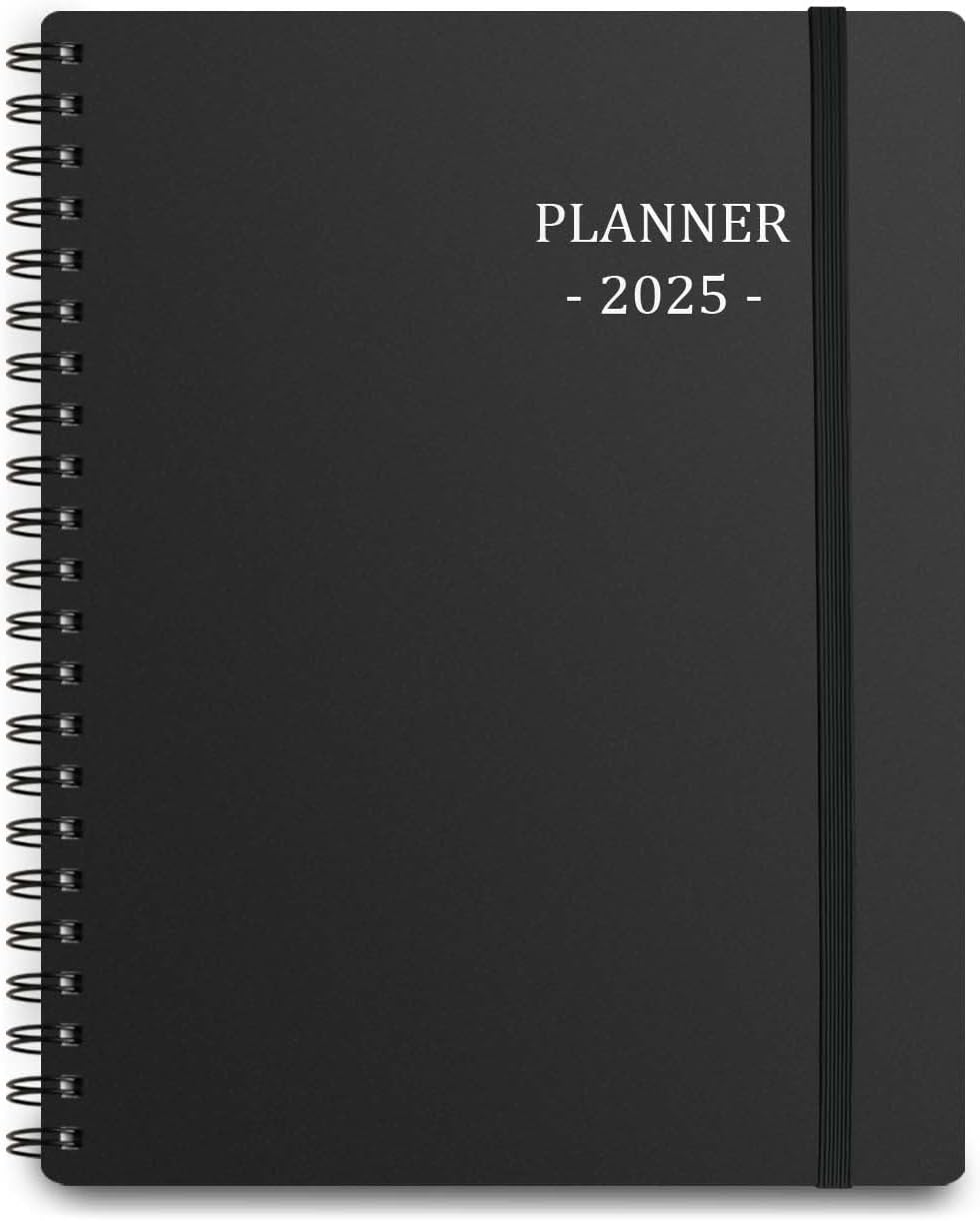 Planner 2025, Jan 2025 - Dec 2025 Weekly Monthly Planner with 12 Monthly Tabs --image
