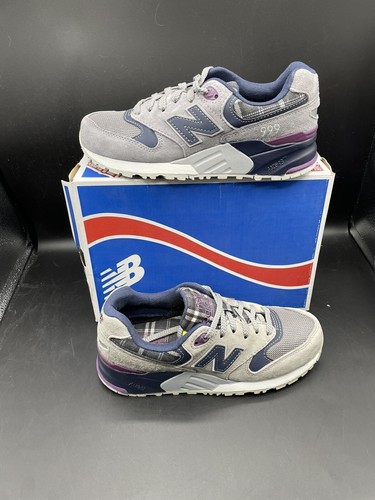 New Balance Lifestyle 999 Women's Shoes Grey Purple Plaid Size 6 B WL999WG - Picture 4 of 8