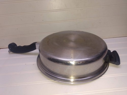 Colonial by Saladmaster 11" Sartén Acero Inoxidable Sartén Salteado Olla y Tapa Domo - Imagen 3 de 6