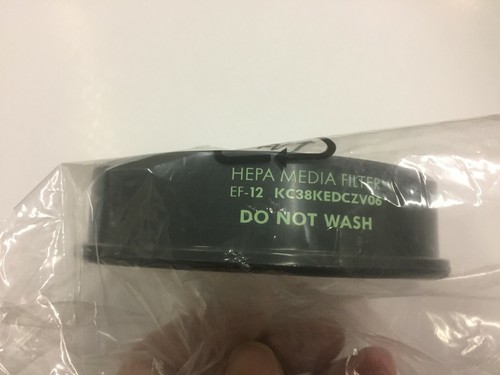 OEM Kenmore Panasonic KC38KEDCZV06 AC38KEDCZV06  HEPA Exhaust Filter EF10 EF12 - Picture 3 of 4