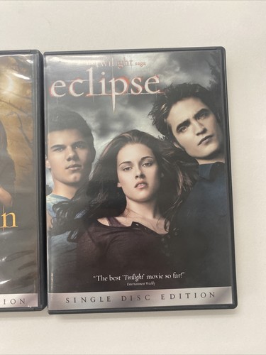 Twilight DVD Movie set. Includes Twilight, New Moon And Eclipse DVDs - Picture 4 of 13