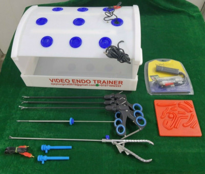 Laparoscopic Virtual-Endotrainer with 5 Basic Instruments+USB Cable For Surgeons