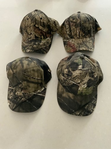 Camouflage Blaze Orange Cap - Hunting different styles avail standard camo hat - Picture 22 of 24