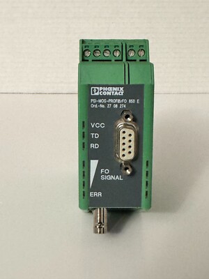 PHOENIX CONTACT PSI-MOS-PROFIB/FO 850E FIBER TO PROFIBUS CONVERTER (Multimode)