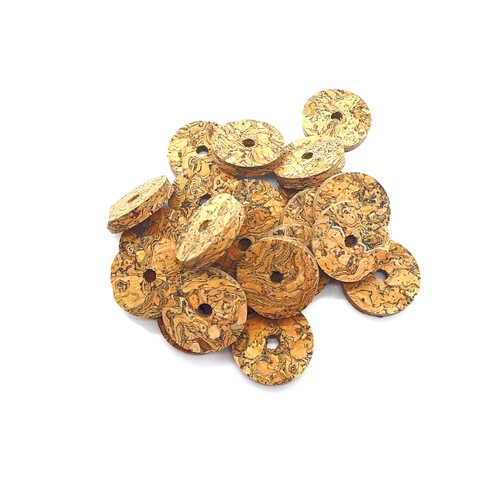 Cork Rings for Rod Building, 1/4" Trim Rings, Pack of 10 - Picture 3 of 18