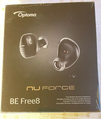 Optoma NuForce BE Free8 Wireless Earphones ~ New