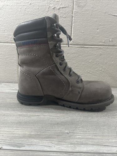 CAT Women’s Boots Size 7 | Echo Waterproof Steel Toe - Frost Grey | P90565 - Picture 7 of 15