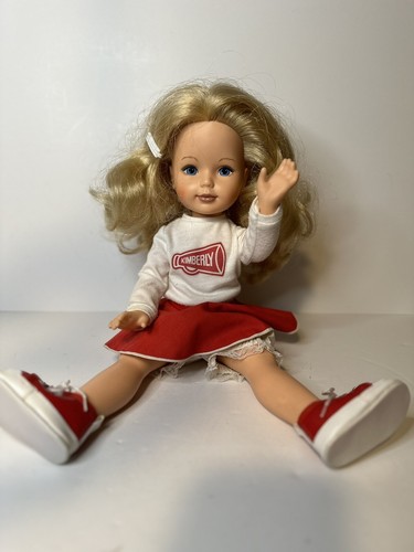 Vintage 1980er Tomy Kimberly Cheerleader Puppe mit Original Outfit 17 Zoll lang blond - Bild 6 von 6
