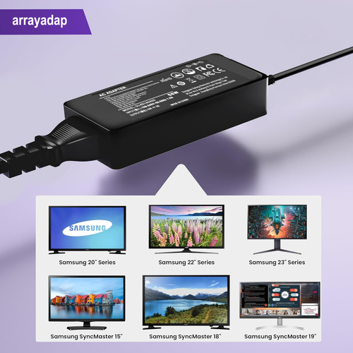 for Samsung SyncMaster 32"27"24"22"23"20"Screen LED LCD TFT Monitor power line - Picture 5 of 7