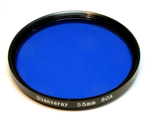 Quantaray  55mm Filter 80A  multi-coated deep blue - Picture 1 of 8