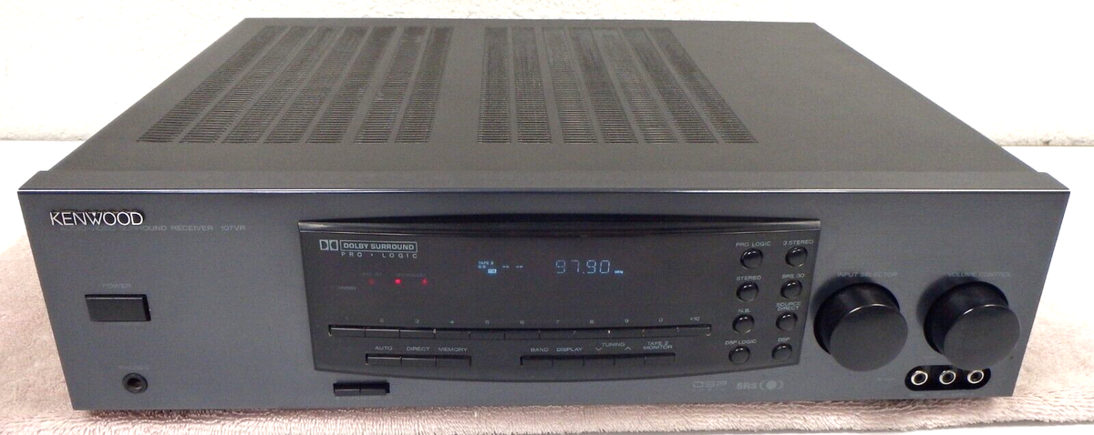 1997 KENWOOD 107VR Audio/Video AM/FM Receiver/Tuner