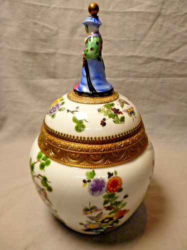 Aerozon Rauchverzehrer asiatisches Blüten + Vogeldekor Messing Samurai Griff - Picture 4 of 19