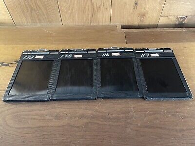 *Exc+5* Lot of 4 Fidelity Elite 4x5 Cut Film Holder From Japan #A4-12N