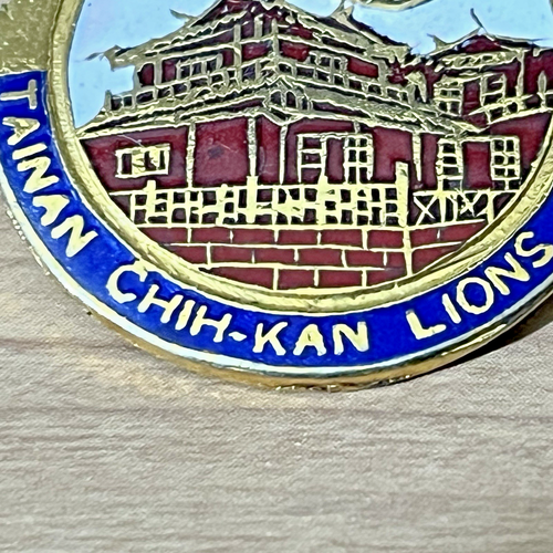 Distintivo spilla vintage Taiwan Chih-Kan Lions Club - raro da collezione - Foto 8 di 16