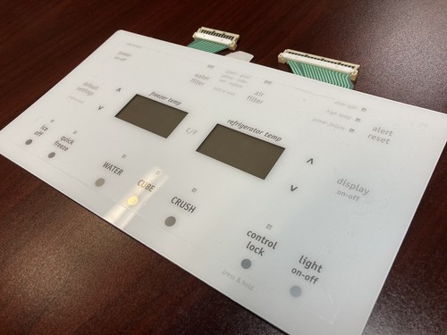 Frigidaire Refrigerator Dispenser Control Panel 242166904 White, OEM New - Picture 2 of 3