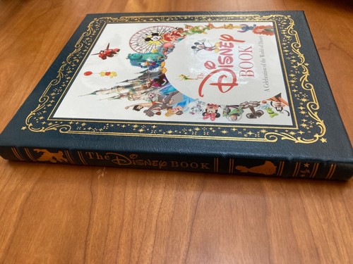 The DiSNEY BOOK A Celebration of the World of Disney , Leather bond , nice ,Rare - Picture 2 of 9