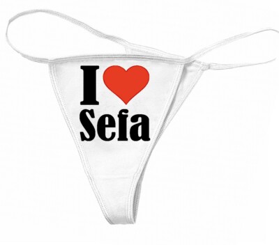 String Tanga I Love Sefa Geschenk Geburtstag Valentinstag Weihnachten Ostern